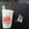 18mm Joint Big Size Jade White BURGER KING Borosilicate Glass Oil Rig Dab Rig Water Pipe Bong