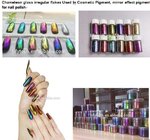 2016Hot-sell Laser Magic Mirror Effect Holographic Pigment Chrome pigments for nail polish