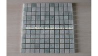 Light Gray Green Marble Mosaic Tiles 2.5*2.5cm