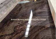 Brown Wooden Veins Marble Floor Tiles(Cross Cut)