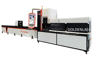China Golden laser | P3080 square tube &amp; pipe laser cutting machine for sale supplier