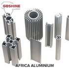silver white anodized aluminum profile for solar frame/extruded aluminum profile solar panel supplier