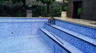 Sheet size: 300x300mm thickness: 4mm glass mosaic for swimming pool tile