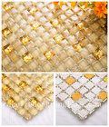Sheet size: 300x300mm thickness:8mm glass crystal mosaic for home decorative