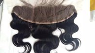 8a grade body wave lace top closure #1b natural black 13 by 4inch lace size swiss lace frontal