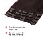 remy good quality stainless clip easy wash easy apply easy remove brazilian clip in human hair extensions