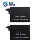 1000Mbps 2 ports fiber optic media converter 1310 1550nm SC 20km converter with Power Supplies