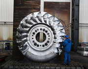91.6MW Forged Entire CNC Machined Pelton Runner