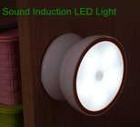 Portable split body  LED sound induction rechargeable night emergency light sleep lamp LX124