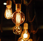 Festival Bar Restaurant beautiful glass ball shell background decorate Retro osram bulb Party lamp WS104