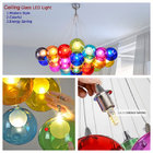 Festival Bar Restaurant Cafe colorful glass LED home decorate lamp customized ceiling light chandelier TH101