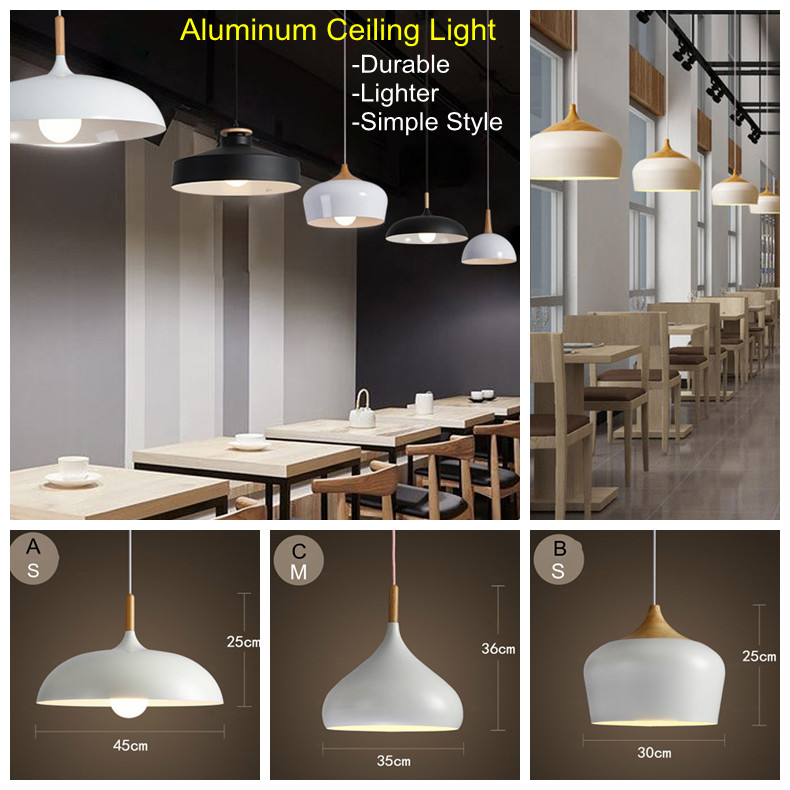 Festival Bar Restaurant Cafe dining room simple Aluminum Shade home decorate lamp customized ceiling light TH104