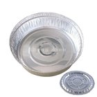100 Pack Round Aluminum Pans with Lids, Roasting Pans for Ovens, Aluminum Disposable Pans (850 ML)