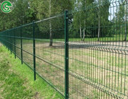 Home Garden Building PVC Coated Welded Wire Mesh Fence With Post