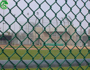 8ft green vinyl coated wire mesh fencing sport chain wire fence