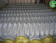 Hot dipped galvanised twist knuckle edge chain wire mesh fencing