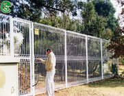 Hot dipped galvanized 8ft wire mesh korea brc fence wholesale for pedestrian zone