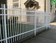 Assembly decorative garden border fencing design spear top metal fence