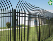 Assisted Living Facilities Fencing Decorative Wrought Iron Fence With Bending Top