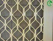 Beige 7mm thickness 60 x 60 opening aluminum alloy amplimesh for sale