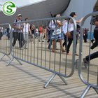 USA hot sale market round tube interlock security bicycle barricades for event