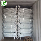 Anti-rust security hot dipped galvanized mobile metal police barricades fow crowd control