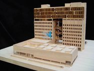 Atrium building miniature model maker suppliers , 3d house model