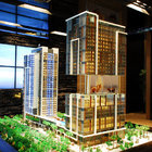 Architectural 3D Model for Office Building, 3d customized rendering miniature buildign model
