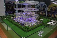 Interior and exterior 3d miniature scale model for real estate
