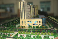 Shopping mall architectural model real estate, 3d miniature building model