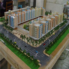 Customized building scale 3d model factory , building miniature model