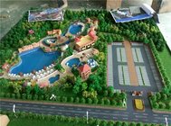 Scale Waterpark model with abs and acrylic , physical model making factory