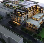 1:100 Scale Building 3d Model For Apartment, Professional Architectural Model Supplies