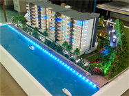 Scale 1/80 Australian Apartment house model with internal Led light