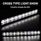 4x4 4WD Offroad Driving light 22" 120W 40LEDs Light Bar 7D lens with cross DRL