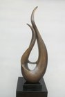 abstract modern copper sculpture,bronze sculpture