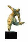 abstract modern wooden sculpture,wood carving statue