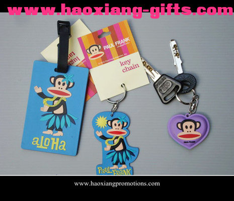 hot selling promotion gifts cartoon luggage tag, soft pvc luggage tag, id card luggage tag
