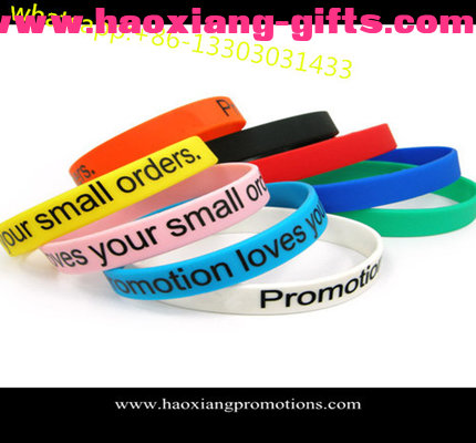 Custom Promotional Wrist Band,Adjustable Silicon Wristband,Promotional Silicon Bracelet
