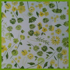 Freshness spring style printed flower table decration cloth made by BSCI audit supplier
