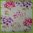 Freshness spring style printed flower table decration cloth made by BSCI audit supplier