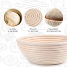 Bread Proofing Baskets Set of 2 8.5 inch Round Dough Proofing Bowls w/Liners Perfect for Home Sourdough Bakers Baking