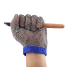 High quality stainless steel chain mail cut resistant gloves used for meat processing