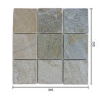 High quality Yellow Wooden-vein Mosaic stepping stone  Export By Factory Directly With Cheap Price