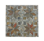 Yellow Wooden-vein Mosaic For Bathroom Floor Stone Sell With Cheaper Price