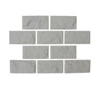 Natural White Quartz Mushroom 3d  Wall Panel/Fireplaces/Columns/Kitchens From Professional Supplier
