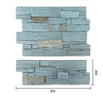 Exterior Angle of Green Color  Cement Culture Stone For External Wall Cladding