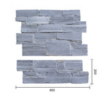 Decorative Black  Quartzite Cement Culture Stone Panels Stone Wall Cladding Export By Lower Price