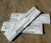 Cloud Grey Shiny Quartzite Flat Culture Stone Wall Panel With Lowest Price&Good Quality Export to Europe Market In Stock