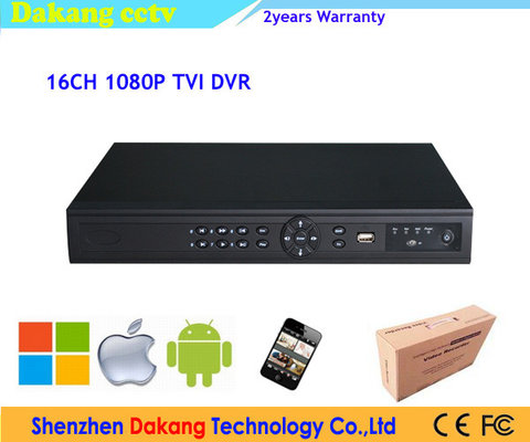 China 16 Channel 1080P HD-TVI HD CCTV DVR P2P ONVIF Cloud VSS Alarm supplier